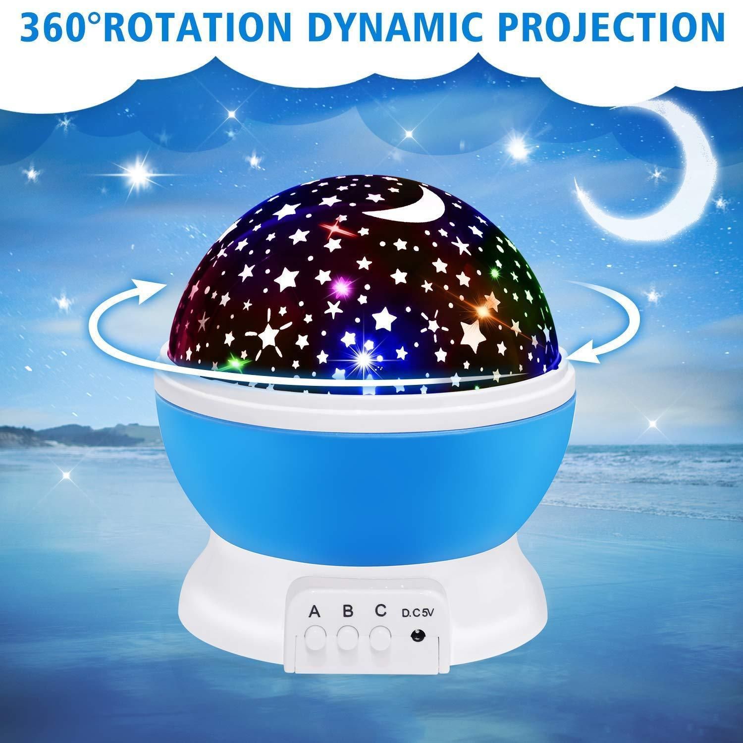 Star Master Dream Color Changing Rotating Projection Lamp