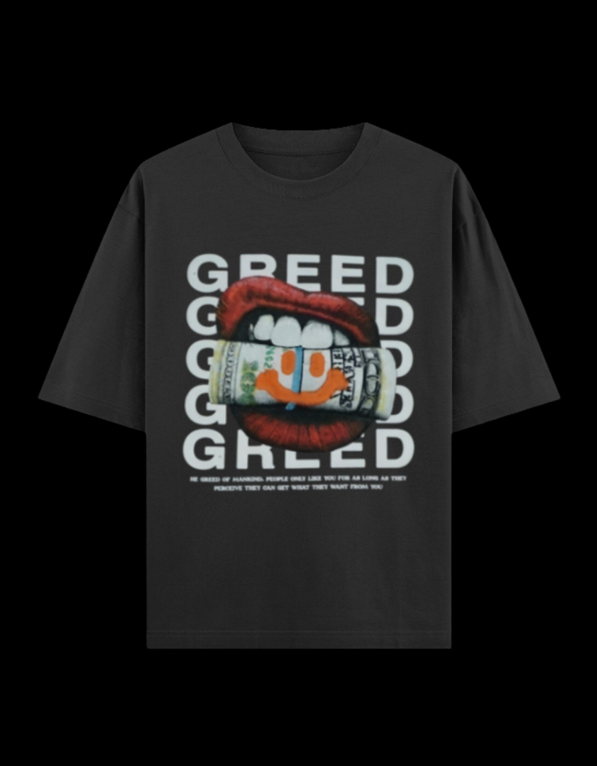 Greed Oversized Classic T-Shirt