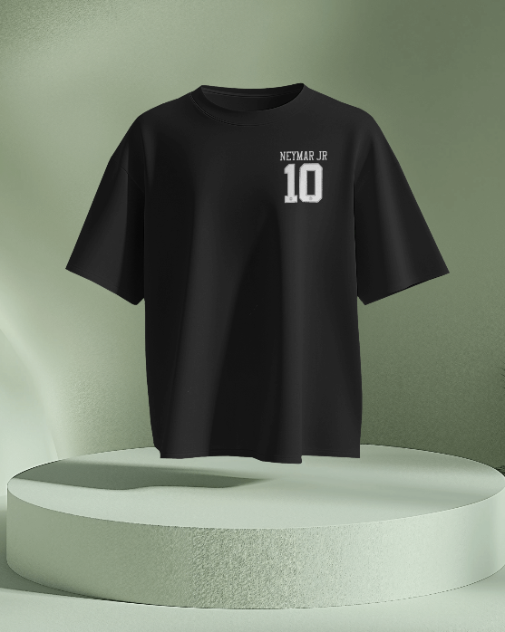 Neymar Jr Back Print Over Sized T-Shirt